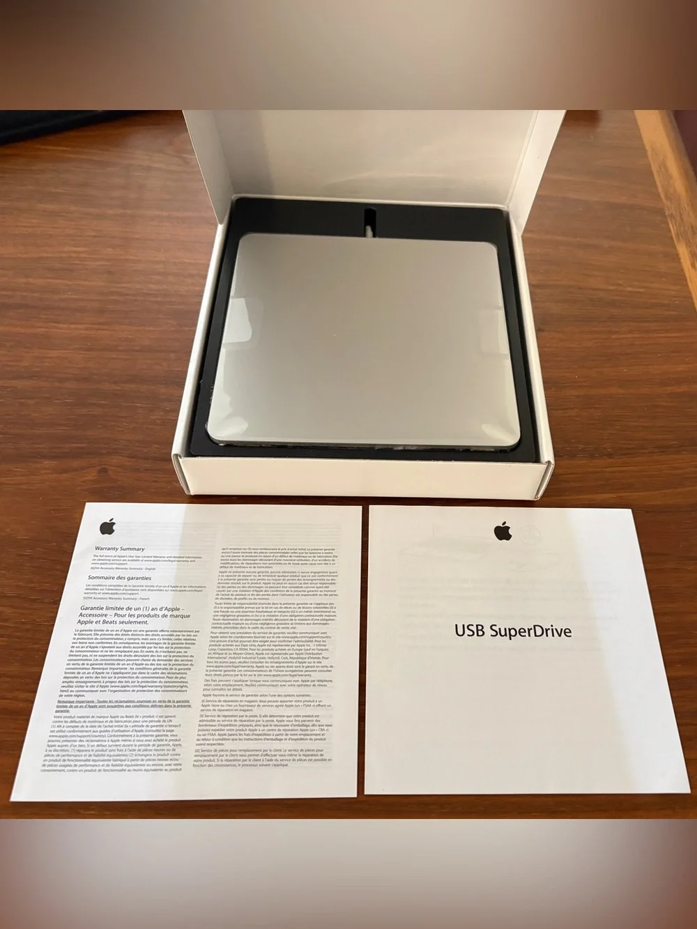 New In Box Apple USB SuperDrive CD/DVD Model A1379 / MPN: MD564LL/A